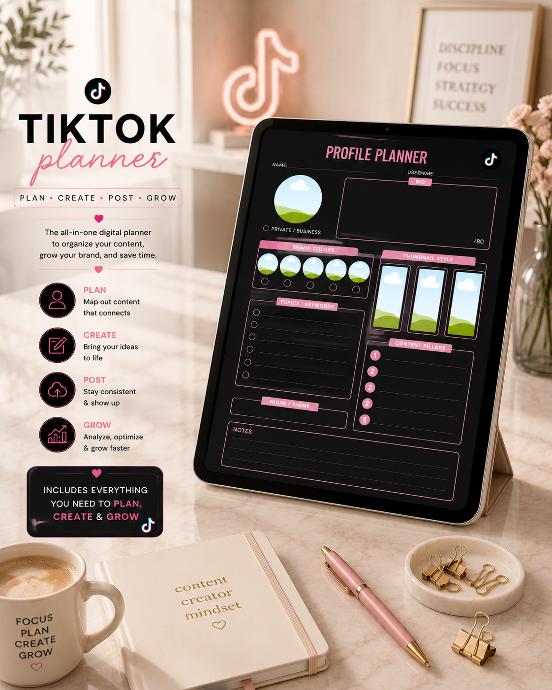 TikTok Planner 🎶📲