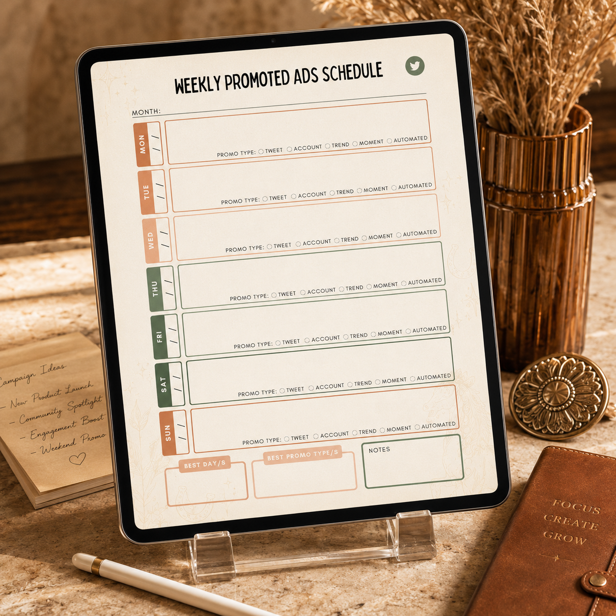Twitter/X Planner